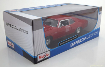 CHEVROLET Nova SS Coupe (1970), red