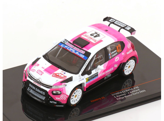 CITROEN C3 Rally2 No 42  Rally Monte Carlo, Rumeau/Amblard (2025)