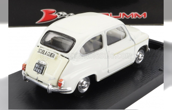 FIAT 600 D SCUOLA GUIDA (1960), WHITE