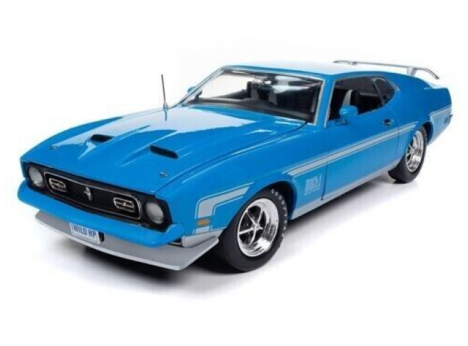 FORD Mustang Mach 1 (1972), blue silver