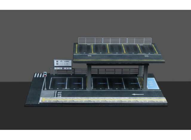 Diorama *D-building scene*, various