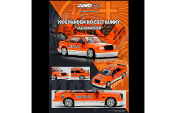 MERCEDES-BENZ 190E Rocket Bunny Pandem, orange
