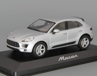 PORSCHE Macan 2014, rhodium silver metallic