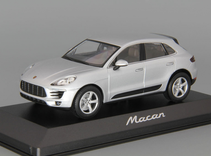 PORSCHE Macan 2014, rhodium silver metallic