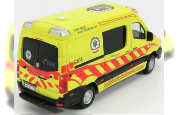 VOLKSWAGEN Crafter Ambulance (2011), yellow/red
