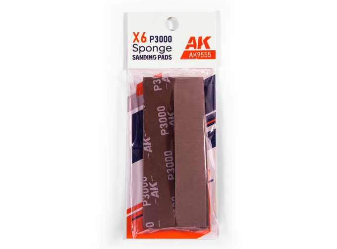 Губка с зернистостью P3000 (6 шт.) / Sponge P3000 Grit (6 Units)