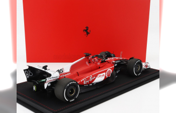 FERRARI F1 Sf-23 Team Scuderia Ferrari №16 2nd Las Vegas Usa Gp (2023) Charles Leclerc - Con Vetrina - With Showcase, Red White Black