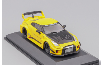 NISSAN Gt-r (r35) Lb Works Silhouette Coupe (2019), yellow / black