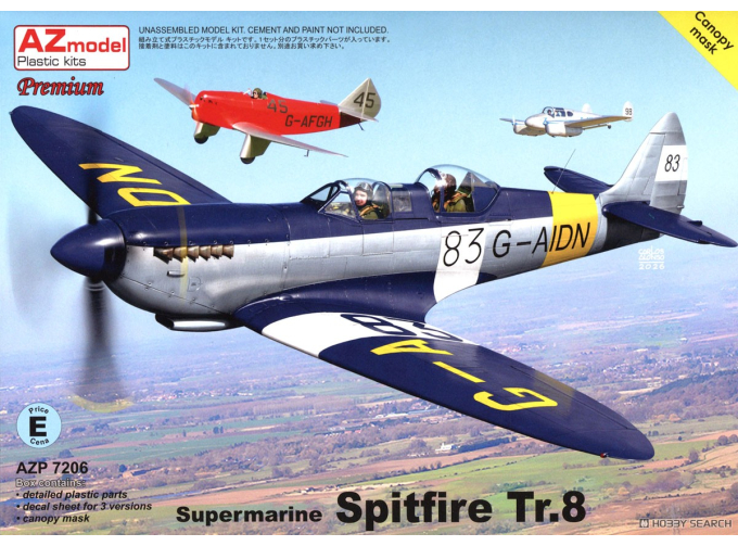 Сборная модель Самолет Supermarine Spitfire Tr.8