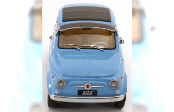 FIAT 500 F Custom with removable Softtop (1968), light blue