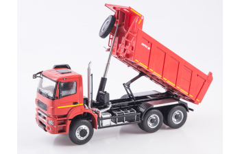 Камский грузовик 65802-87 (S5) самосвал, красный