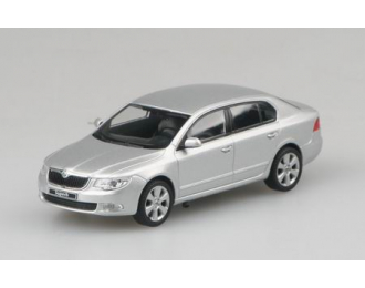 SKODA Superb II (2008), silver brilliant metallic