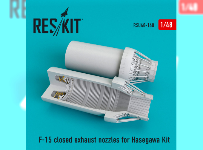 F-15 closed exhaust nozzles (Hasegawa)