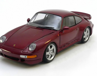 PORSCHE 911 (993) Turbo (1997), dark red-metallic