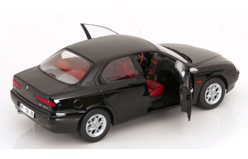 ALFA ROMEO 156 2.5 V6 24v (1997) – Red Interior, Black 601 Nero