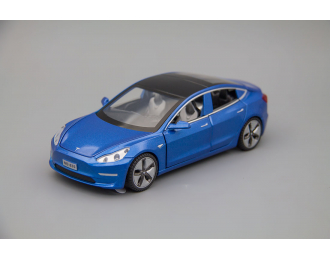Tesla Model 3, синий