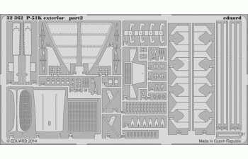 Фототравление P-51K exterior