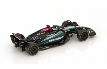 MERCEDES GP F1 W15 Eq Performance Team Amg Petronas Motorsport №63 Season (2024) George Russell, Black Silver Green