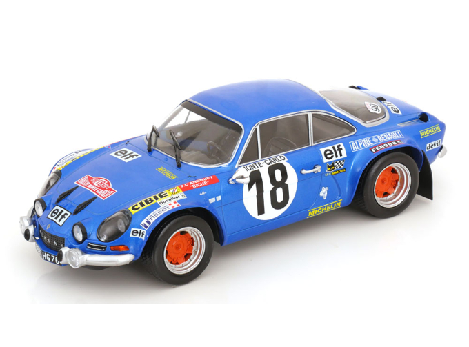 RENAULT Alpine A110 No 18 Rally Monte Carlo, Andruet/Biche (1973)