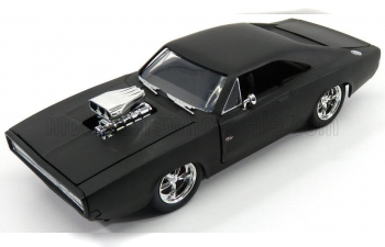 DODGE Set 4x Dom's Dodge Charger R/t 1970 - Fast & Furious 7, Matt Black