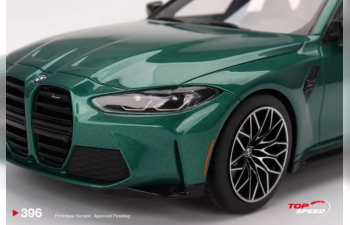 BMW 3-series M3 Competition (g80) (2021), Green Met