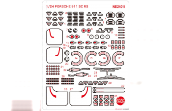 Фототравление PORSHE 911 SC RS