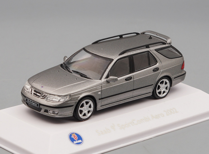 SAAB 9-5 Sport Combi Aero (2002), silver metallic