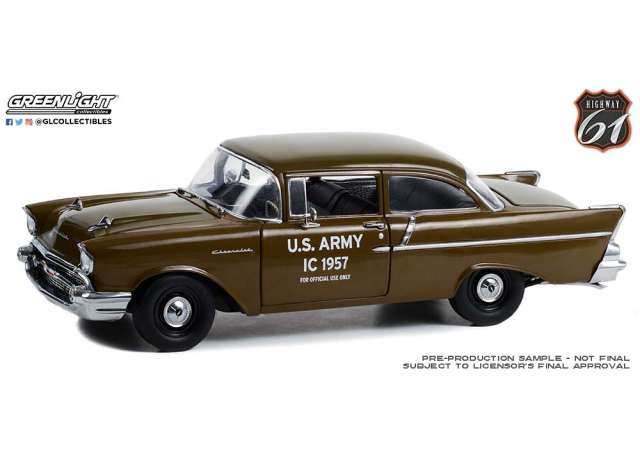 CHEVROLET 150 Sedan *US Army IC 1957 Staff Car* (1957), brown