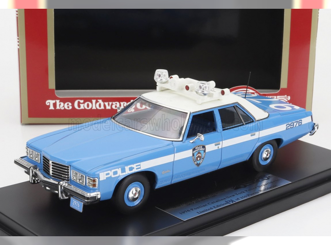 PONTIAC Catalina Police Car Nypd (1976), Blue White