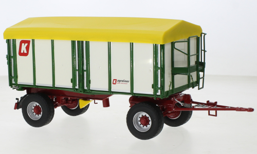 Тракторный прицеп с брезентом Kröger Agroliner HKD, weiss
