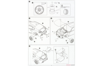 Сборная модель MF GHOST #3, Katagiri Kanata Zn6 Toyota №86