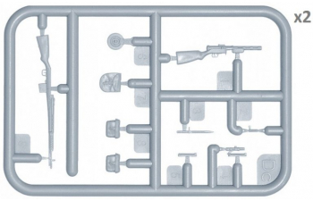 Сборная модель Аксессуары SOVIET INFANTRY AUTOMATIC WEAPONS & EQUIPMENT SPECIAL EDITION