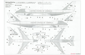 Сборная модель Современный самолет президента США VC-25A "Air Force One 2022" (Limited Edition)
