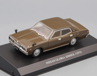 NISSAN Gloria 2000GL (1975), brown metallic