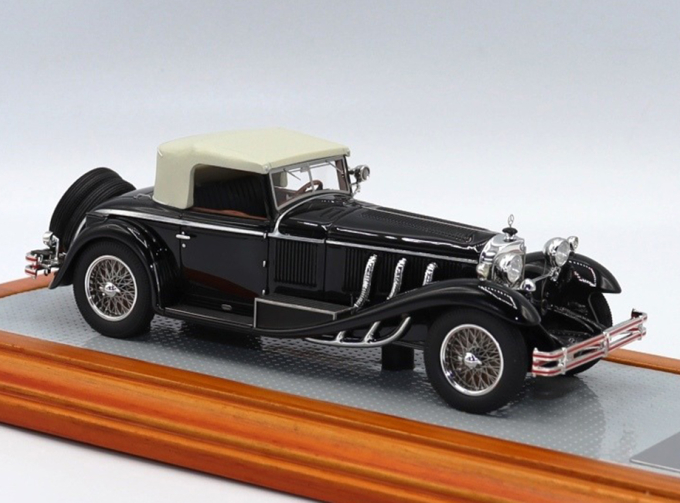 Mercedes-Benz 710SS 1929 Roadster cabriolet Castagna sn36208 Original Closed Car, Black
