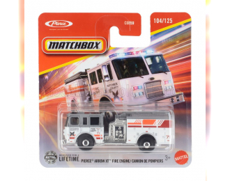 PIERCE Arrow Xt Tanker Truck Fire Engine (2002), White