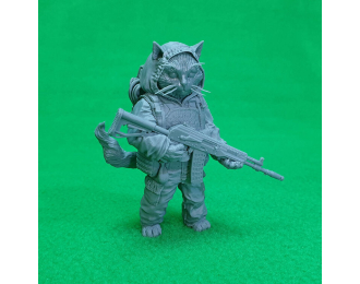 Сборная модель фигурка "Кошачий спецназ: Василий"