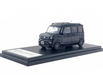 SUZUKI Spacia Gear Hybrid XZ Turbo (2019), Bluish Black Pearl 3