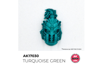 Краска акриловая QUICK GEN - Бирюзово-зелёный / TURQUOISE GREEN, 18мл