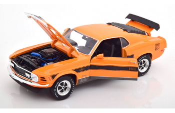 FORD Mustang Mach 1 (1970), orange black