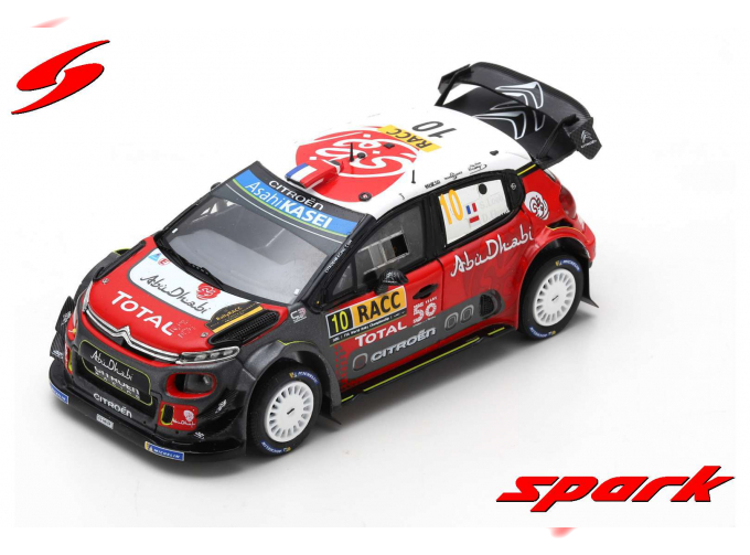 Citroen C3 WRC #10 Winner Rally Catalunya 2018 S. Loeb - D. Elena