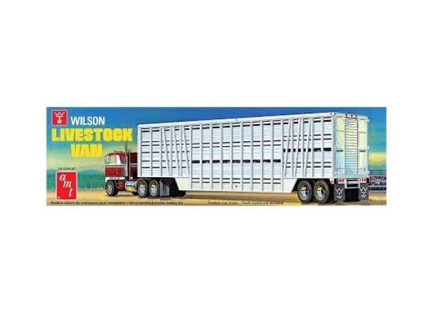 Сборная модель Wilson Livestock Van Trailer, plastic modelkit