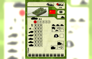 Сборная модель советский тяжелый танк ИС-3