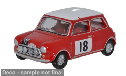 MINI Cooper S MkII #18 Rally Monte Carlo (1968), red/white