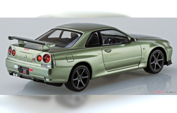 Сборная модель Nissan Skyline GT-R Nur R3, millenium jade