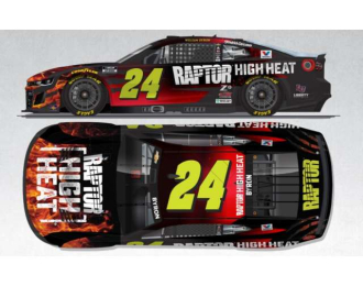 Chevrolet #24 William Byron *Raptor High Heat* black/red/white 2025