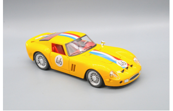 FERRARI  250 GTO 1962, жёлтый, 21 см.