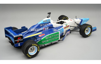 BENETTON F1 B196 Team RENAULT Mild Seven №4 Spanish GP Rain Tires (1996) Gerhard Berger
