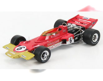 LOTUS F1 72c Team Lotus N6 Winner French Gp Jochen Rindt (1970) World Champion, Red Gold