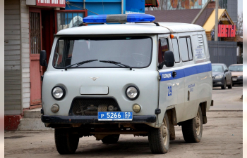 Декаль УАЗ-3909 полиция Одинцово, Московская область